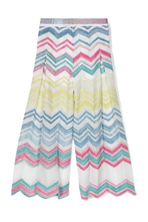 pantalone in cotone multicolor MISSONI KIDS | MU6B90X0146999